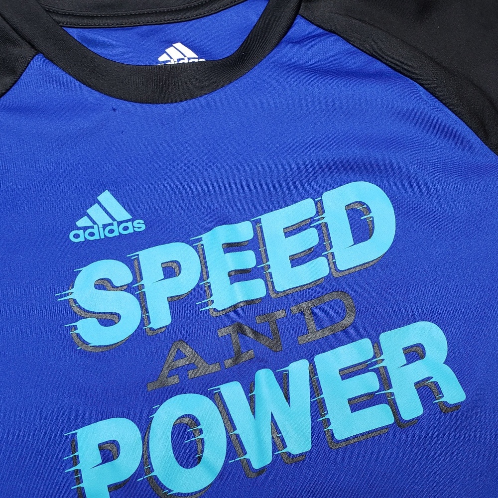 Boys Adidas Climalite Short Sleeve Shirt | Size 7x - Picture 2 of 6